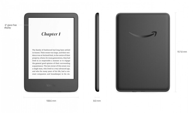 Így néz ki a 11. generációs Amazon Kindle.