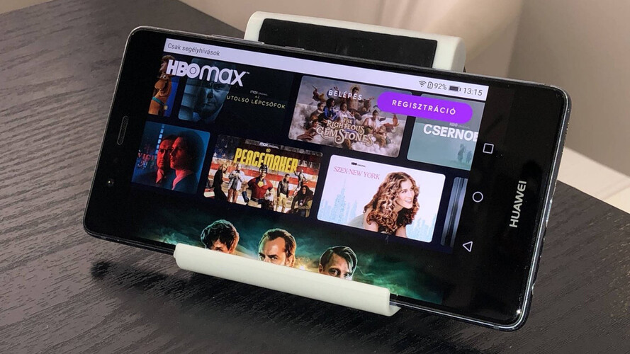 HBO Max egy Huawei P9-en.
