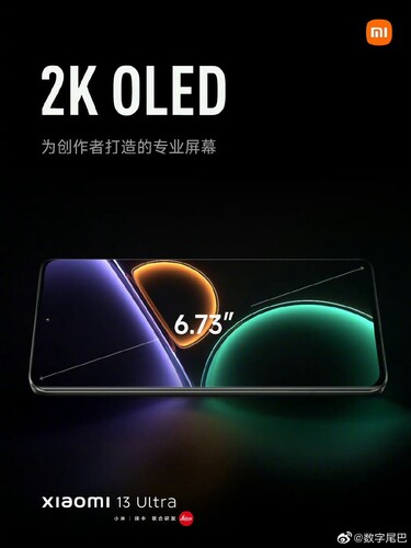 A Xiaomi a legfényesebb OLED kijelzőként hivatkozik az új megjelenítőre, mely a 13 Ultrába került.