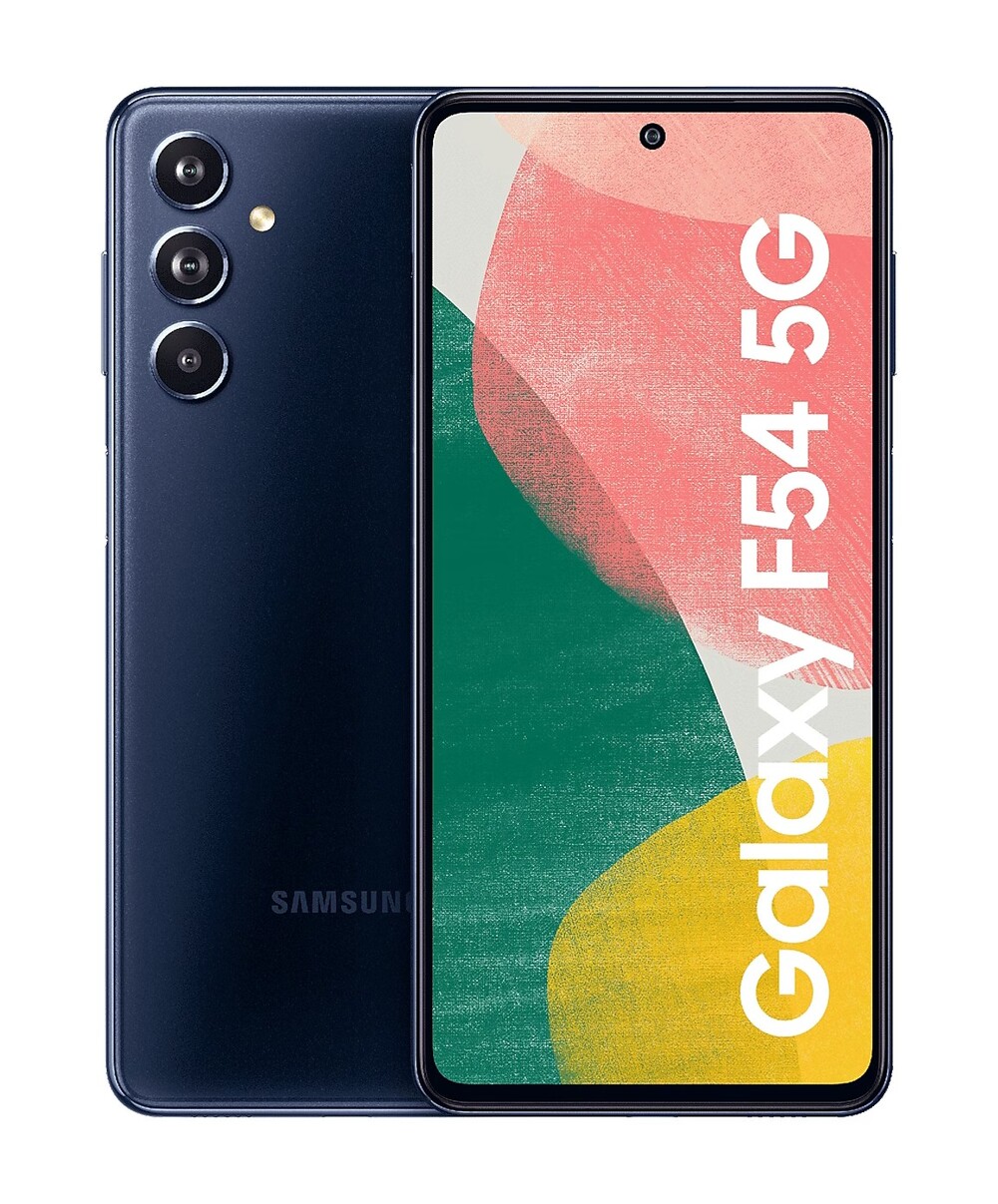 A Galaxy F54 sötétkékben