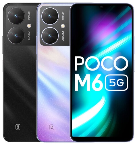 Poco M6 5G két színben