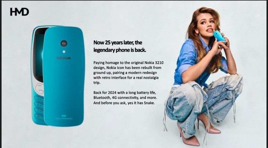 Ez az első kép az új Nokia 3210-ről