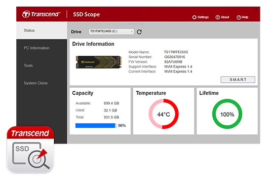 7 GB s felett olvasó M 2 SSD jött a Transcend színeiben PROHARDVER