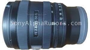 First leaked image of the new Sony 24-50mm f/2.8 G lens! - YouTube