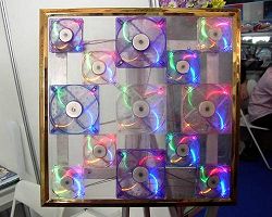 Új 120 mm-es LED ventik