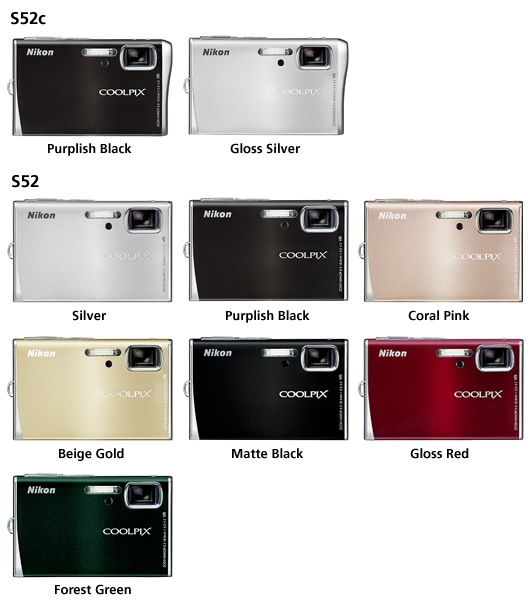 Nikon Coolpix S52c és S52