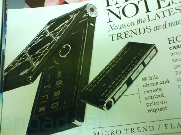 Christian Dior phone with Swarovski crystals