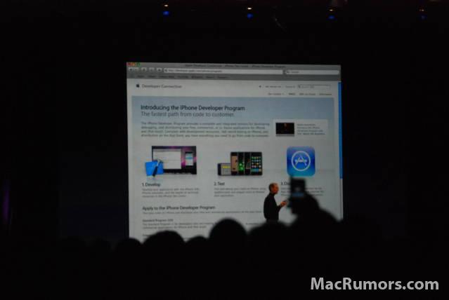 Steve Jobs on stage