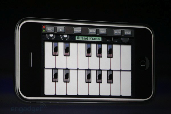 iPhone as a piano