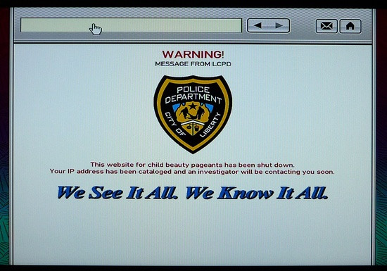 A GTA IV virtuális webböngészője: a hatóság a játékban is lecsap