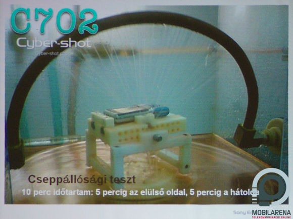 This is how water-resistant phones are tested.