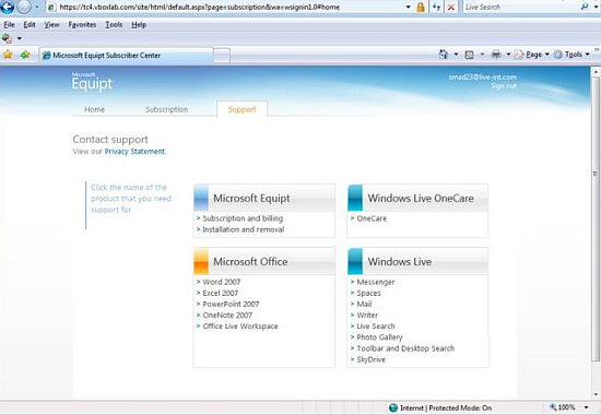 Microsoft Equipt