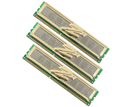 OCZ DDR3 PC3-12800 Gold Low-Voltage Triple Channel