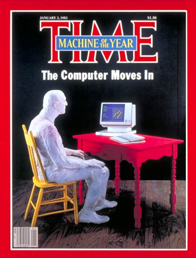 A Time 1983. január 3-i lapszámának címlapja