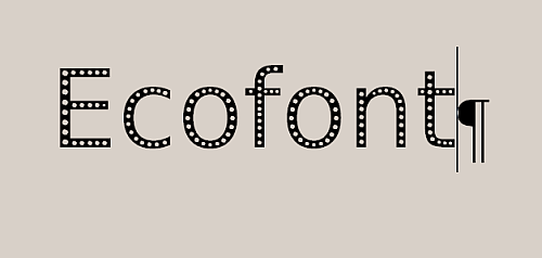 Ecofont