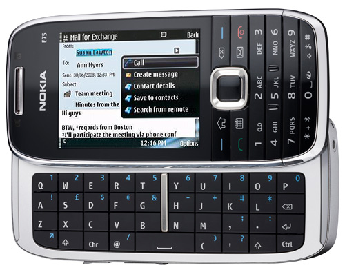 Nokia E75 sajtófotó