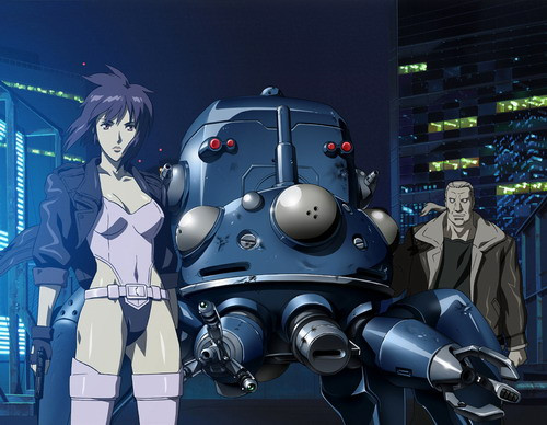 Kusanagi, Tachikoma, Batou