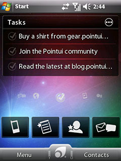 PointUI for Windows Mobile