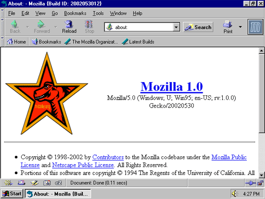 Mozilla 1.0