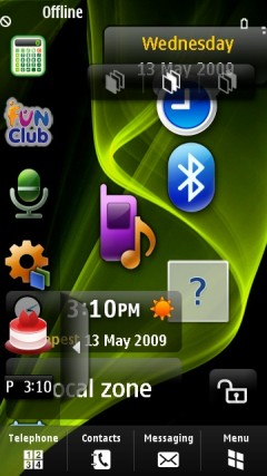 Samsung i8910 screenshot