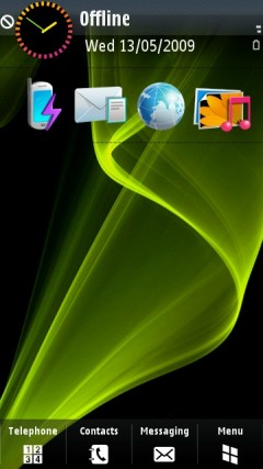 Samsung i8910 screenshot