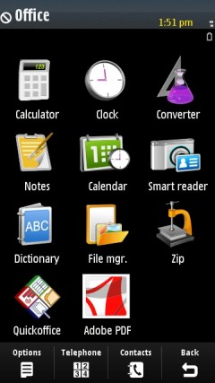 Samsung i8910 screenshot