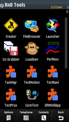 Samsung i8910 screenshot