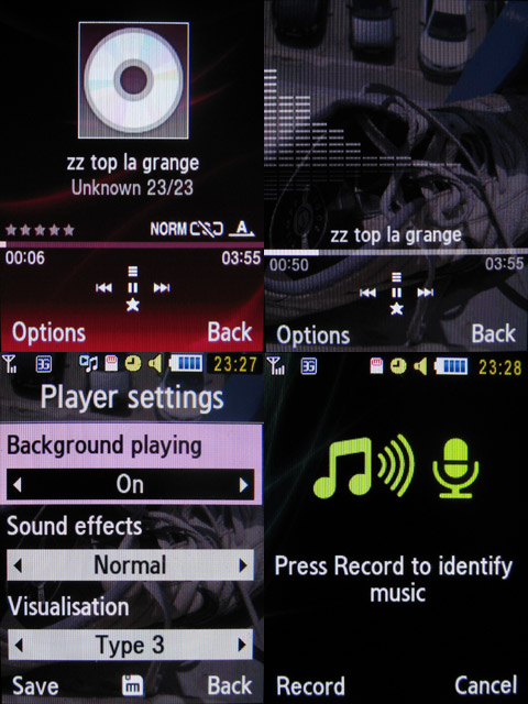 Samsung S7720 Ultra b menu