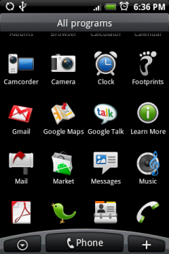 Google Android on HTC Hero