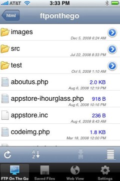 FTP On The Go for iPhone