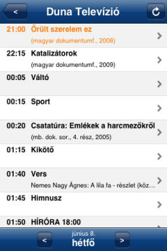 TvGuideHu for iPhone