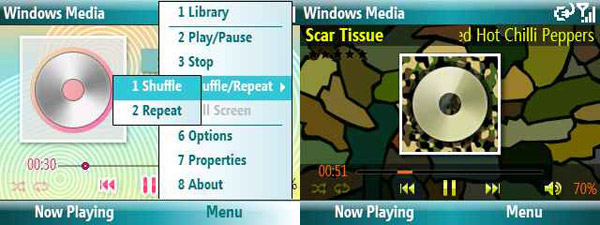 Samsung C6625 menu
