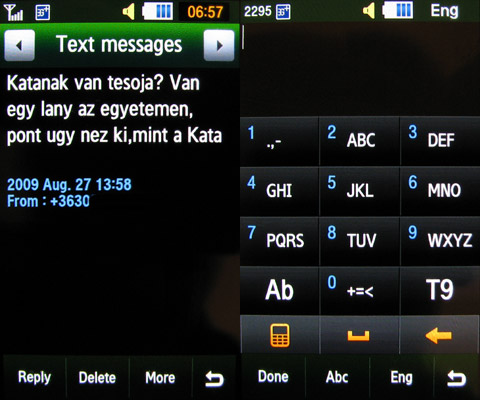 Samsung Pixon12 menu