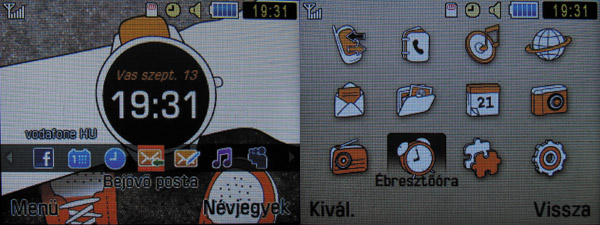 Samsung B3310 menu