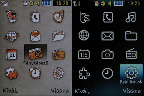 Samsung B3310 menu