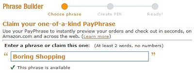 Amazon Payphrase