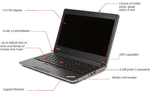 Lenovo ThinkPad Edge (forrás: Chip.de)