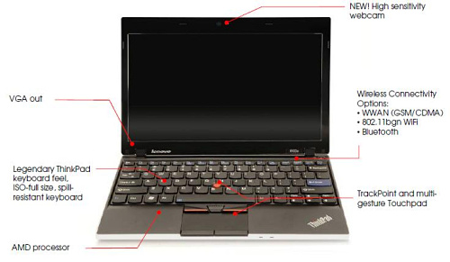 Lenovo X100e (forrás: Chip.de)