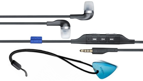 Nokia HW-701 – sztereó fülhallgató távvezérlővel és a pengető-stylus