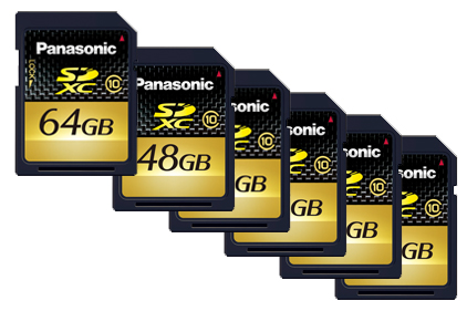 A Panasonic új SDXC memóriakártyái