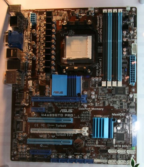 Asus M4A89GTOD PRO - Forrás: ComputerBase