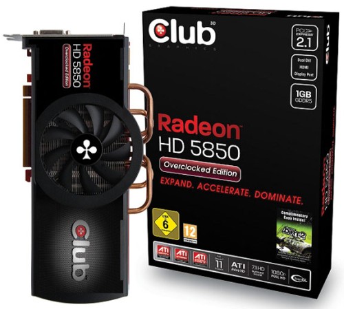 Club 3D Radeon HD 5850 Overclocked Edition