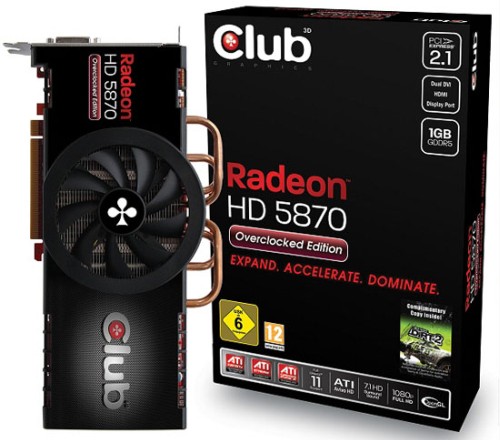 Club 3D Radeon HD 5870 Overclocked Edition