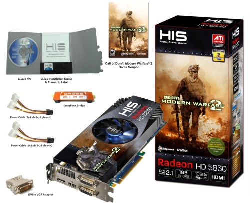 HIS Radeon HD 5830