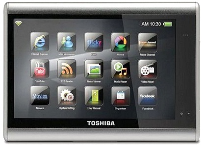 Valahogy így fog majd kinézni a Toshiba tabletje
