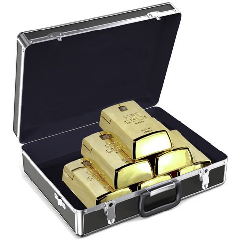 Gold Bullion Wireless Mouse: egy láda arany