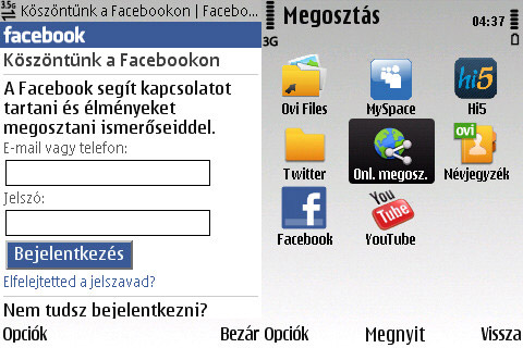 Nokia 6700 slide menü