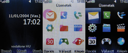 LG GU230 menü