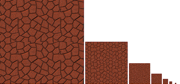 Mipmap: egy textúrát különféle felbontásokban tárolunk