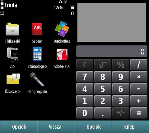 Nokia N8 menü
